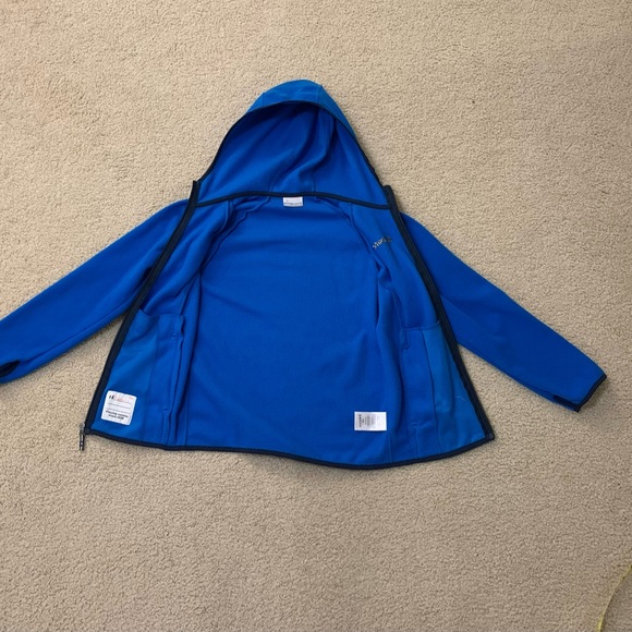 Columbia Youth Fleece Full-Zip Royal Blue Jacket - Picture 5 of 9
